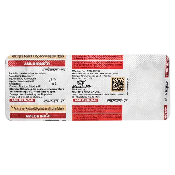 Amlokind H Tablet 10'S