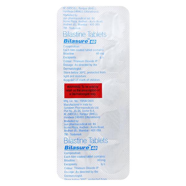 BILASURE 40 Tablet 10's