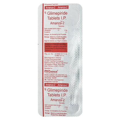 AMANZA 2mg Tablet 10's