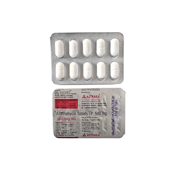 AZITAG 500 Tablet 10's