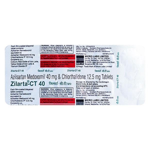 Zilarta CT 40/12.5mg Tablet 10'S