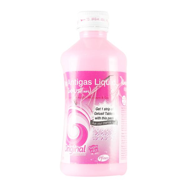 GELUSIL MPS ORIGINAL MINT FLAVOUR SUGAR FREE (1 STRIP FREE) Liquid 200ml