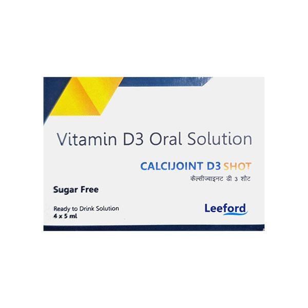 CALCIJOINT D3 SHOT SUGAR FREE Oral Solution 5ml