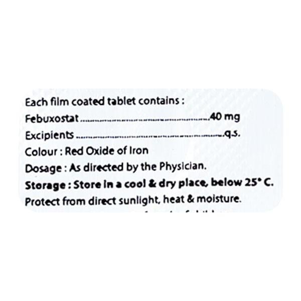 FEBUWIN 40 Tablet 10's