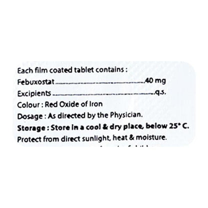 FEBUWIN 40 Tablet 10's