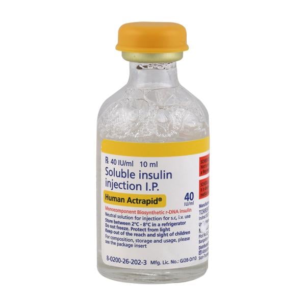 Human Actrapid 40IU Injection 1X10ml