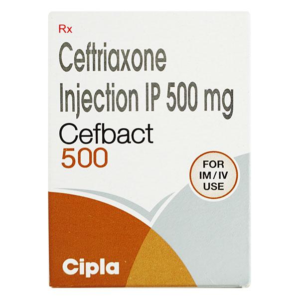 Cefbact 500mg Injection 1's