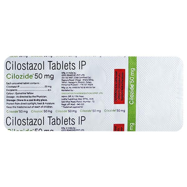 CILOZIDE 50mg Tablet 10's