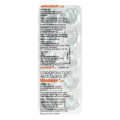 Ursokem 300mg Tablet 10'S