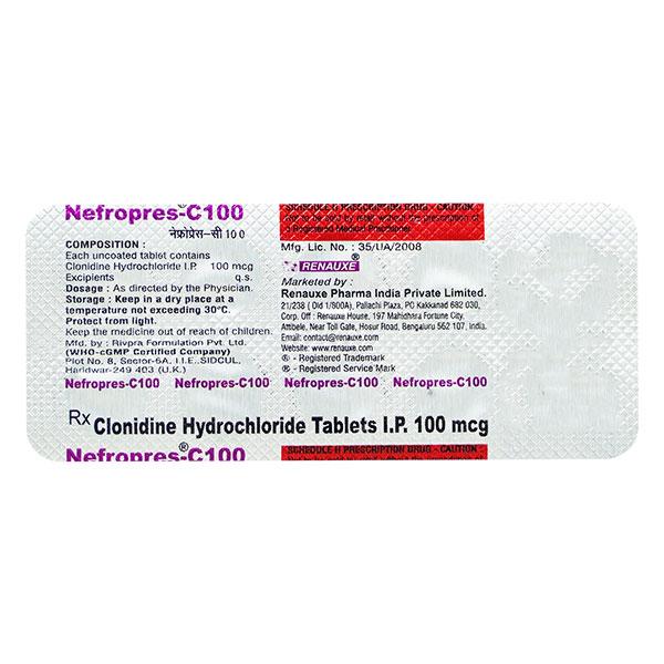 NEFROPRES C 100 Tablet 10's