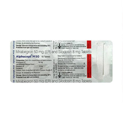 ALPHACEPT M 50 Tablet 10's