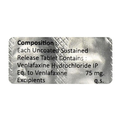 VELAX SR 75mg Tablet 10's