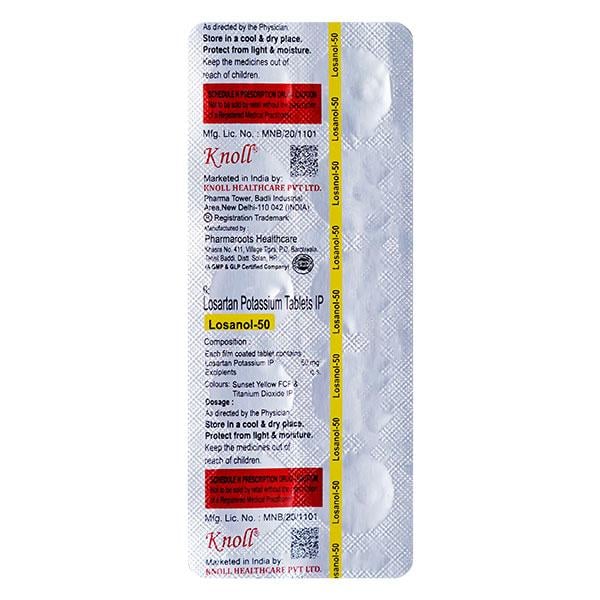 LOSANOL 50 Tablet 10's