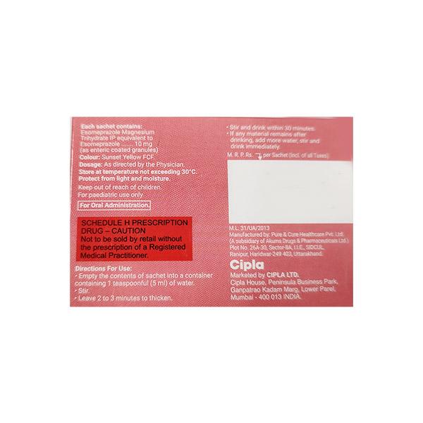 ESOMAC 10mg Granules 1gm