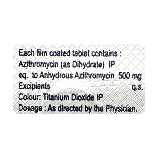 ZAROCIN 500 Tablet 3's