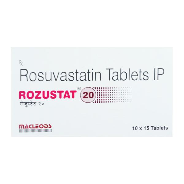 ROZUSTAT 20 Tablet 15's