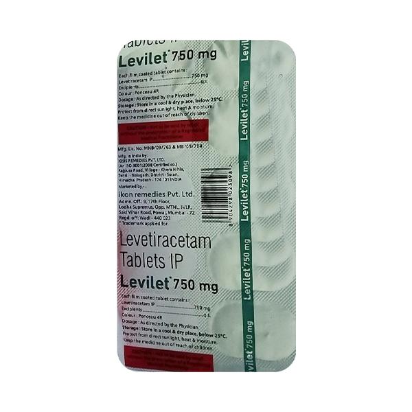 LEVILET 750mg Tablet 10's
