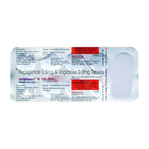 VOGLIMAC R HD 0.5 Tablet 10's