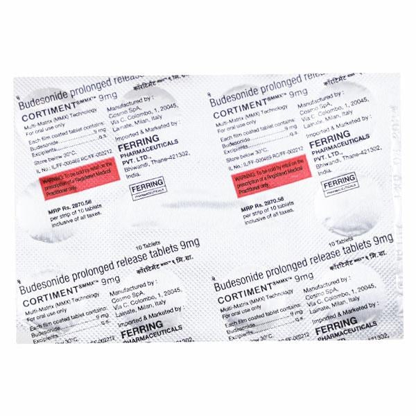 CORTIMENT MMX 9mg Tablet 10's