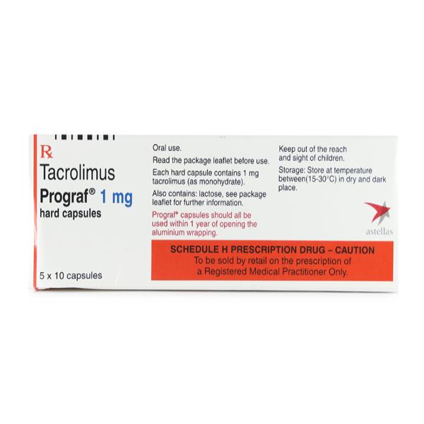 PROGRAF 1mg Hard Capsule 10's
