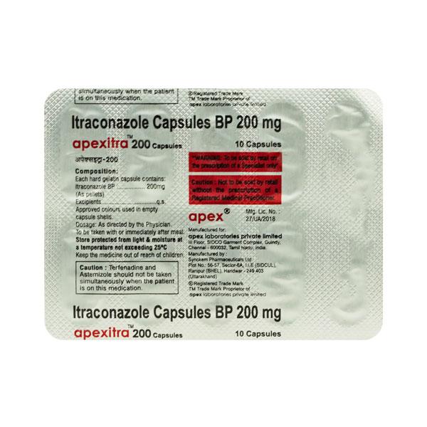 APEXITRA 200 Capsule 10's