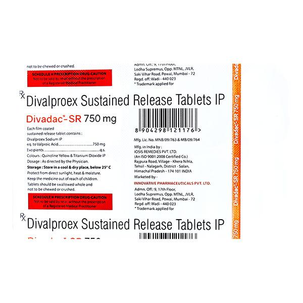 DIVADAC SR 750 Tablet 10's