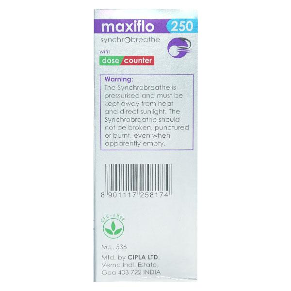 MAXIFLO 250 SYNCHROBREATHE Inhaler 1's