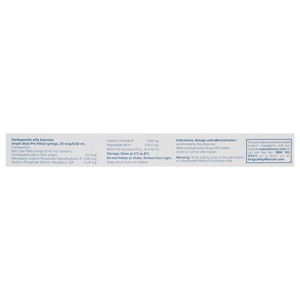 Bionesp 25Mcg Injection(Pfs) 1'S