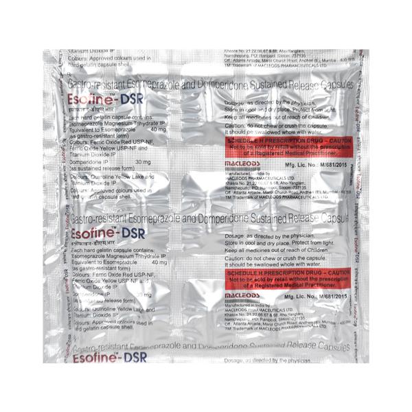 ESOFINE DSR Capsule 15's