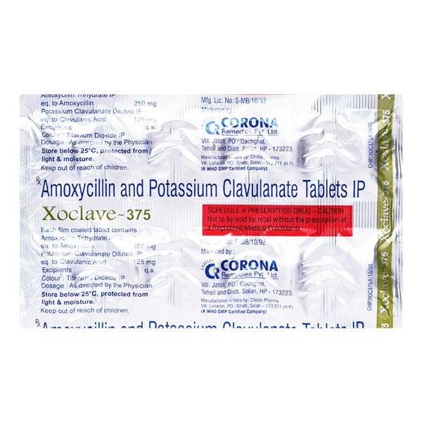 Xoclave 375Mg Tablet 10's