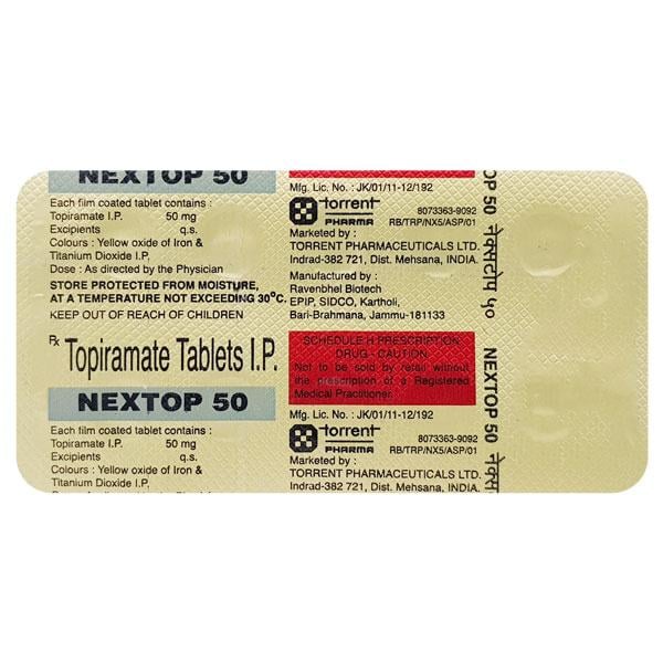 Nextop 50mg Tablet 10'S