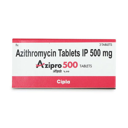 Azipro 500mg Tablet 3'S