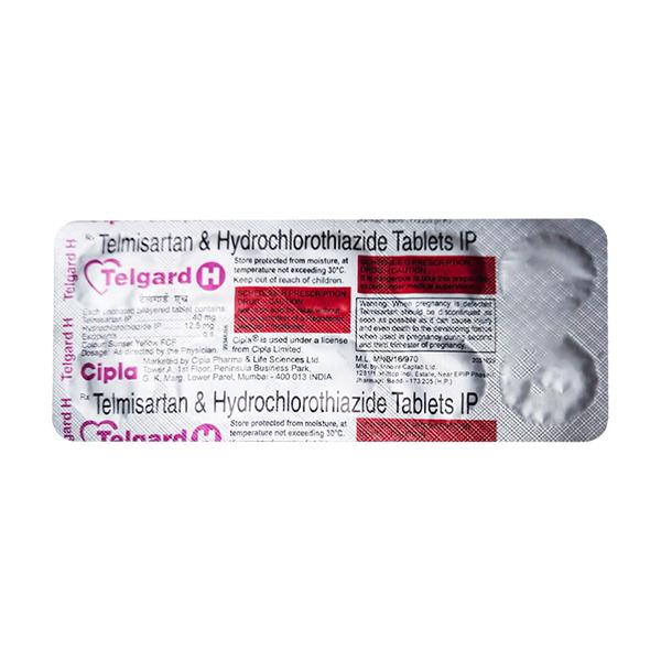 Telgard H 12.5mg Tablet 10'S
