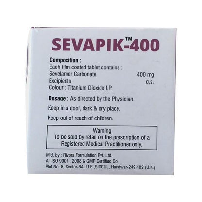 Sevapik 400mg Tablet 10'S