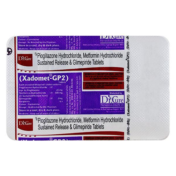 XADOMET GP 2 Tablet 10's