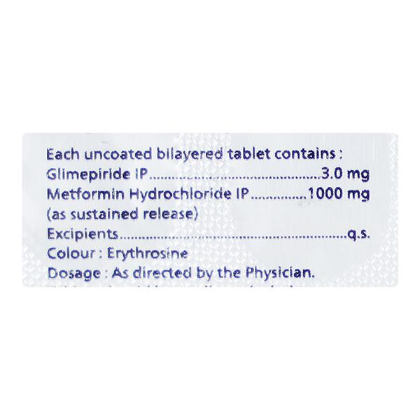 GLYCINOVA G FORTE 3mg Tablet 10's