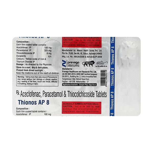 THIONOS AP 8 Tablet 10's