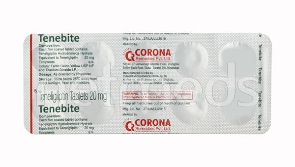 Tenebite 20mg Tablet 10'S