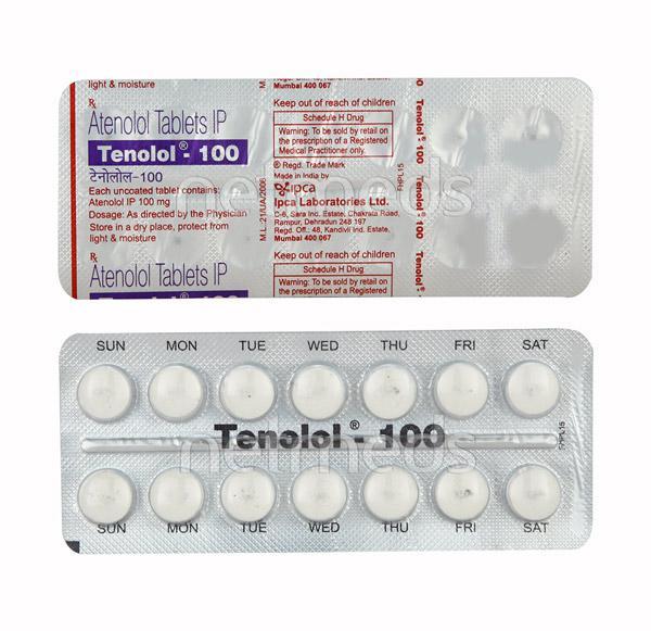 Tenolol 100mg Tablet 14'S