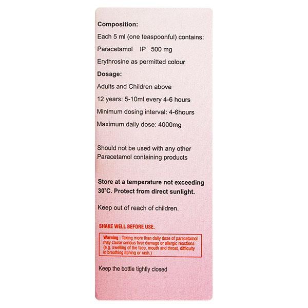 FEPANIL 500 BANANA FLAVOUR Suspension 60ml