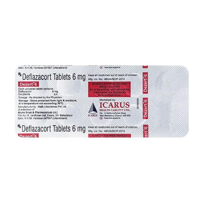 Dezert 6mg Tablet 10'S