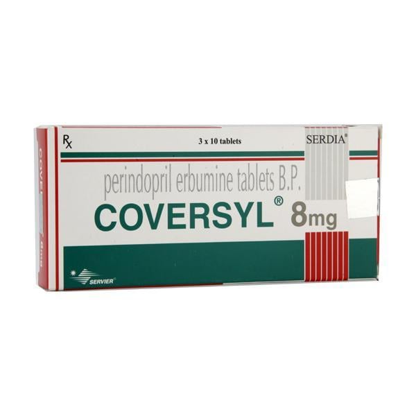 Coversyl 8mg Tablet 10'S