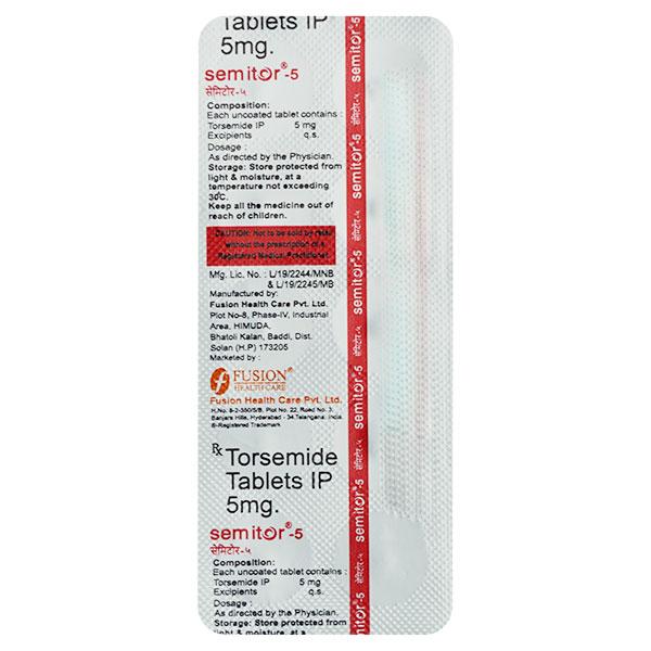 SEMITOR 5 Tablet 10's