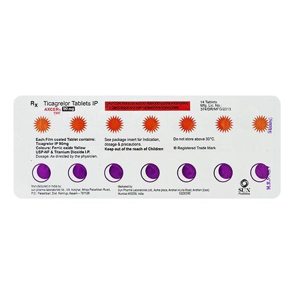 Axcer 90mg Tablet 14'S
