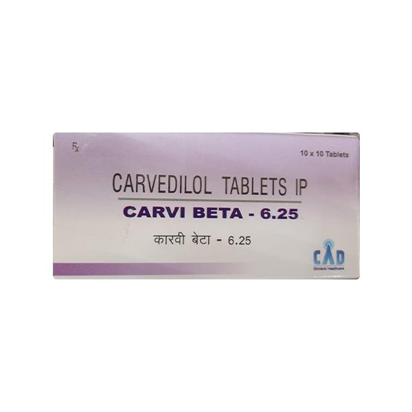 Carvi Beta 6.25mg Tablet 10'S