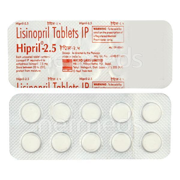 Hipril 2.5mg Tablet 10'S