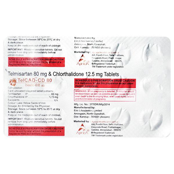 TEL CAD CD 80 Tablet 15's