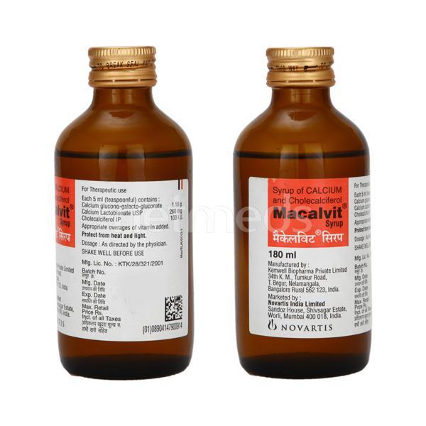 Macalvit Syrup 180ml - Global Surgicals