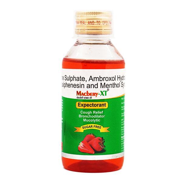 MACBERY XT SUGAR FREE Expectorant 100ml - Global Surgicals