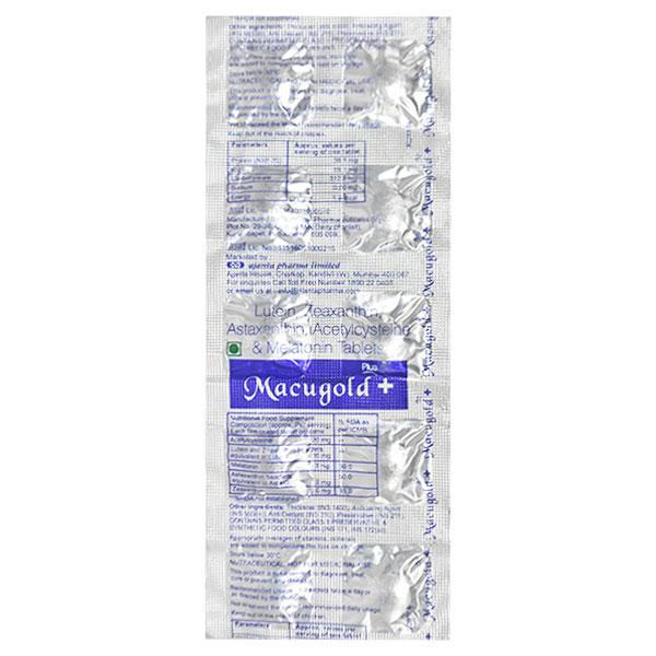 Macugold + Tablet 10'S - Global Surgicals